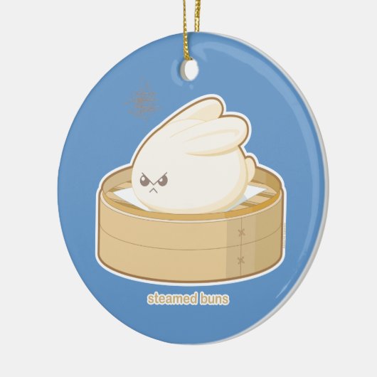 Steamed Buns Keramisch Ornament (Links)