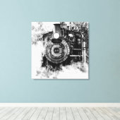 Steamed Canvas Afdruk (Insitu (Houten vloer))