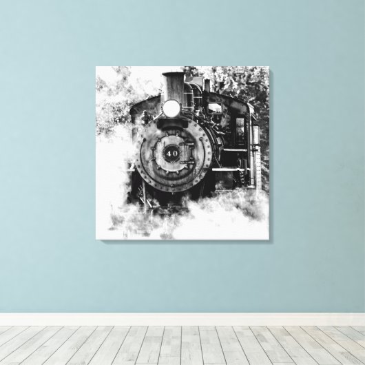 Steamed Canvas Afdruk (Insitu (Houten vloer))