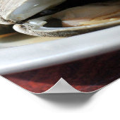 Steamed Clams Photo Poster (Hoek)