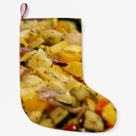 Steamed Vegetables Kleine Kerstsok (Voorkant)