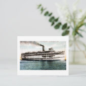 Steamer Americana, Crystal Beach Line Briefkaart (Staand voorkant)