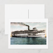 Steamer Americana, Crystal Beach Line Briefkaart (Voorkant / Achterkant)