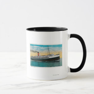 Steamer "Avalon" op het eiland Santa Catalina Mok