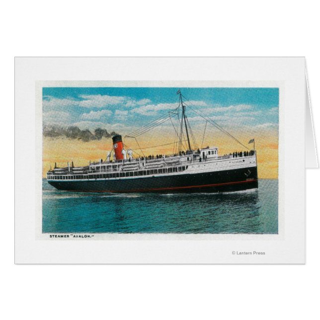 Steamer "Avalon" op Santa Catalina (Voorkant Horizontaal)