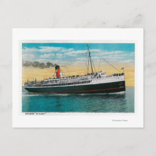 Steamer "Avalon" op Santa Catalina Briefkaart