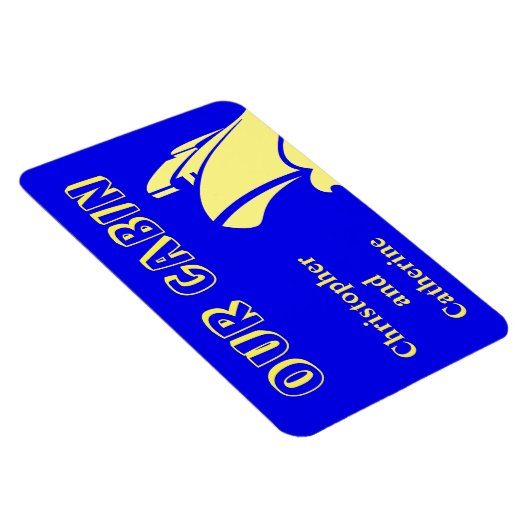 Steamer Blue Stateroom Deurmarkering Magneet (Rechterzijde)