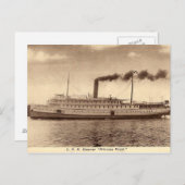 Steamer Briefkaart (Voorkant / Achterkant)