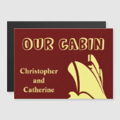 Steamer Brown Stateroom Deurmarkering (Voorkant / Achterkant)