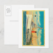 Steamer "Catalina" op Santa Catalina Briefkaart (Voorkant / Achterkant)