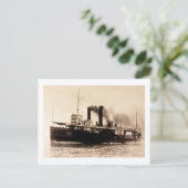 Steamer City of New York - Louis Pesha - D&C Line Briefkaart (Staand voorkant)