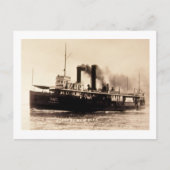 Steamer City of New York - Louis Pesha - D&C Line Briefkaart (Voorkant)