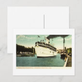 Steamer City of South Haven Great Lakes Briefkaart (Voorkant / Achterkant)