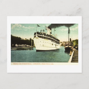 Steamer City of South Haven Great Lakes Briefkaart