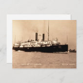 Steamer City of St. Ignace D&C Line - Louis Pesha Briefkaart (Voorkant / Achterkant)
