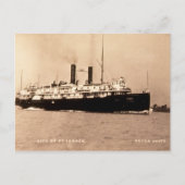 Steamer City of St. Ignace D&C Line - Louis Pesha Briefkaart (Voorkant)