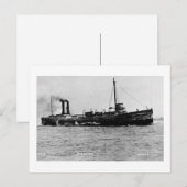 Steamer Comodore - Louis Pesha Foto Briefkaart (Voorkant / Achterkant)