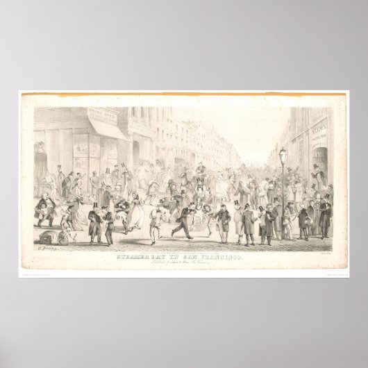 Steamer Day in SF (1164A) Poster (Voorkant)