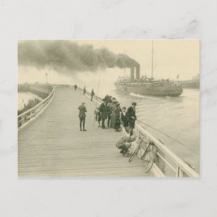 Steamer de Mailboot van Dover naar Oostend Briefkaart