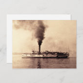 Steamer Frank E. Kirby - Louis Pesha Briefkaart (Voorkant / Achterkant)