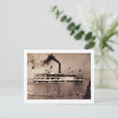 Steamer G.A. Boeckline - Louis Pesha Briefkaart (Staand voorkant)