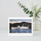 Steamer "Horicon" op Lake George, New York Briefkaart (Staand voorkant)