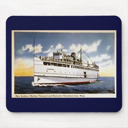 Steamer Naushon, Nantucket Steamboat Line, Massach Muismat (Voorkant)