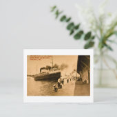 Steamer Nyack en Car Ferries, Grand Haven, MI Briefkaart (Staand voorkant)