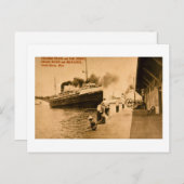 Steamer Nyack en Car Ferries, Grand Haven, MI Briefkaart (Voorkant / Achterkant)