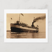 Steamer Ocotorara op de St. Clair, Louis Pesha Briefkaart (Voorkant)