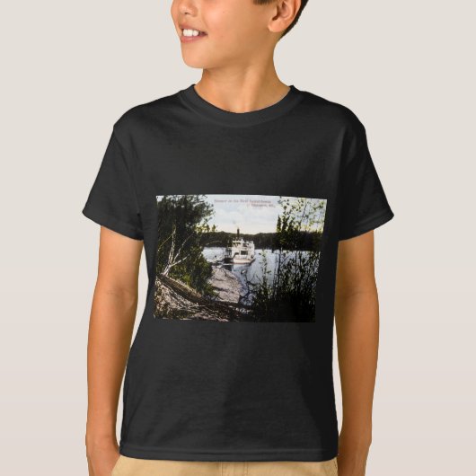 Steamer op de Saskatchewan, Edmonton, Alta. T-shirt (Voorkant)
