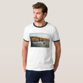 Steamer Passing Bridge, Ohio River, Cairo, Illinoi T-shirt (Voorkant volledig)