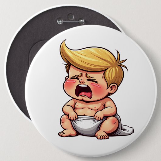 Steamer Ronde Button 6,0 Cm (Voorkant /achterkant)