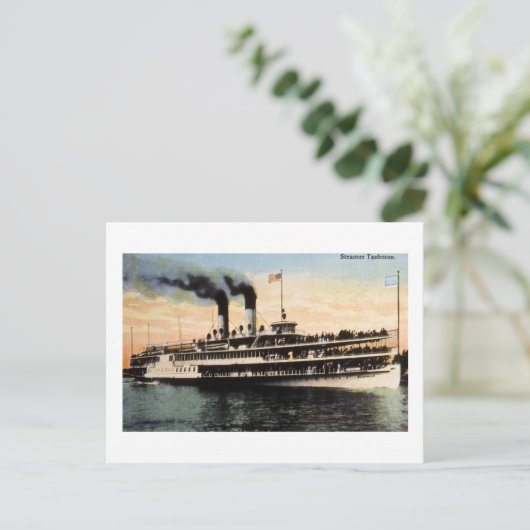 Steamer Tashmoo Briefkaart (Staand voorkant)