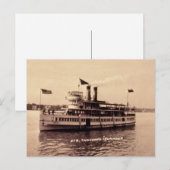 Steamer Thousand Islander Briefkaart (Voorkant / Achterkant)