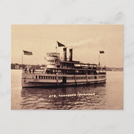 Steamer Thousand Islander Briefkaart (Voorkant)