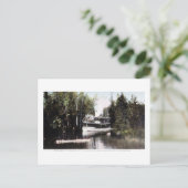 Steamer Topinabee bij Devil's Elbow, Michigan Briefkaart (Staand voorkant)