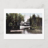 Steamer Topinabee bij Devil's Elbow, Michigan Briefkaart (Voorkant)