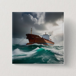 Steamer Vierkante Button 5,1 Cm