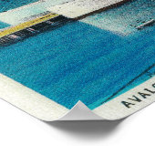 Steamers Catalina en Avalon bij Pier en Casino Poster (Hoek)