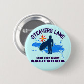 STEAMERS LANE RONDE BUTTON 5,7 CM (Voorkant /achterkant)