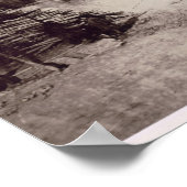 Steamers op de Mississippi (foto) Poster (Hoek)