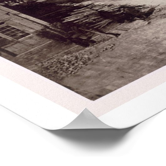 Steamers op de Mississippi (foto) Poster (Hoek)