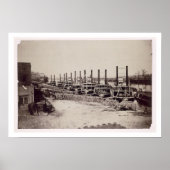 Steamers op de Mississippi (foto) Poster (Voorkant)