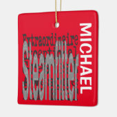 Steamfitter Extraordinaire CUSTOM Keramisch Ornament (Links)