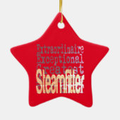 Steamfitter Extraordinaire Keramisch Ornament (Achterkant)