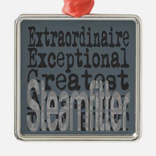 Steamfitter Extraordinaire Metalen Ornament (Voorkant)