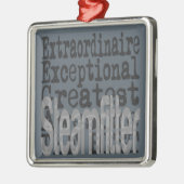 Steamfitter Extraordinaire Metalen Ornament (Links)
