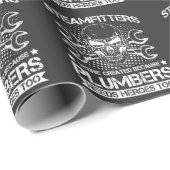 Steamfitter Humor Steam Pipefitter Cadeaupapier (Rol Hoek)