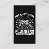 Steamfitter Humor Steam Pipefitter Visitekaartje (Voorkant)